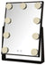 Jerdon Hollywood Style Makeup Mirror has Controls on the Face of the Mirror