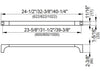 Keuco Edition 11 Towel Bar, 3 Sizes, 4Finishes