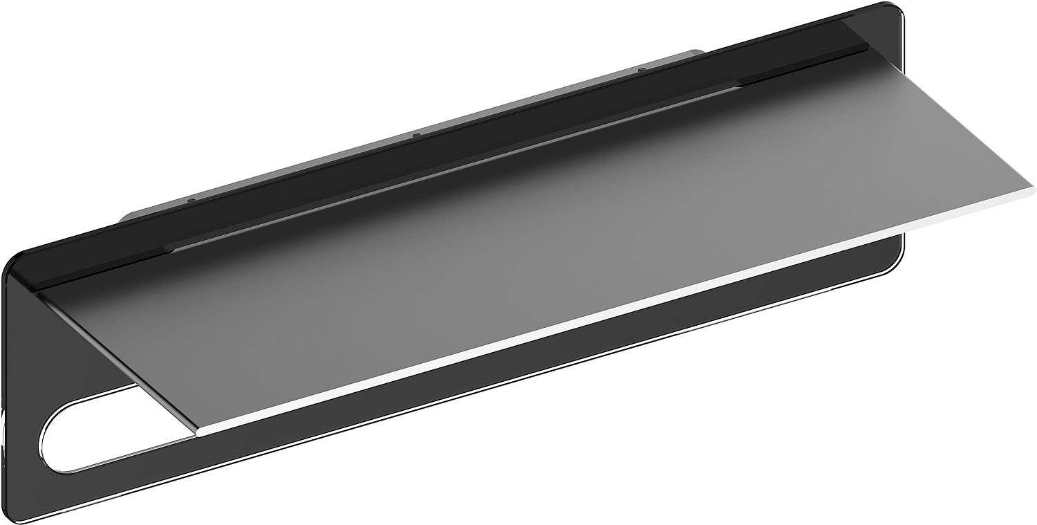 Keuco Edition 400 Towel Rack with Glass Back Panel