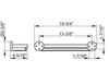 Keuco Edition 90 Polished Chrome Shower Shelves - Plain or with Built-In Magnetic Squeegee