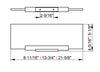 Keuco Plan Glass Shelf and Shelf Brackets