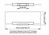 Keuco Plan Glass Shelf and Shelf Brackets