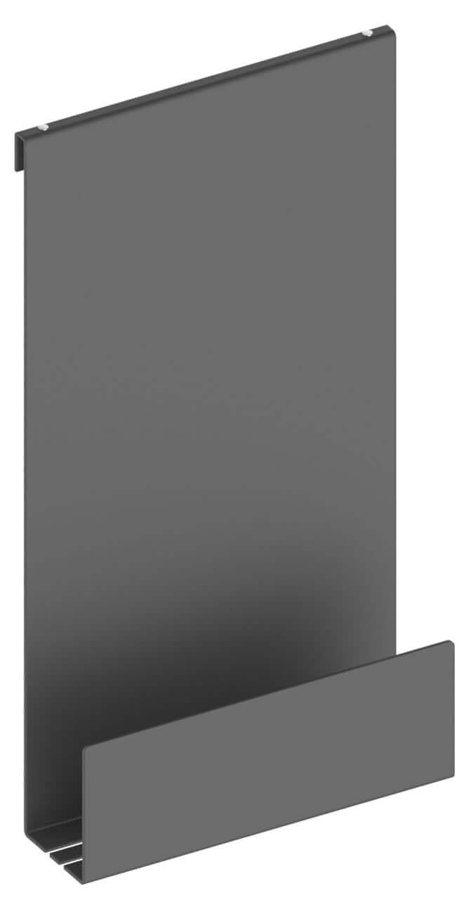 Keuco Shower Shelf-Over-Glass, Matte Black or Matte White