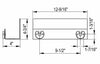 Keuco Mount Shower Shelf, Matte Black or Matte White