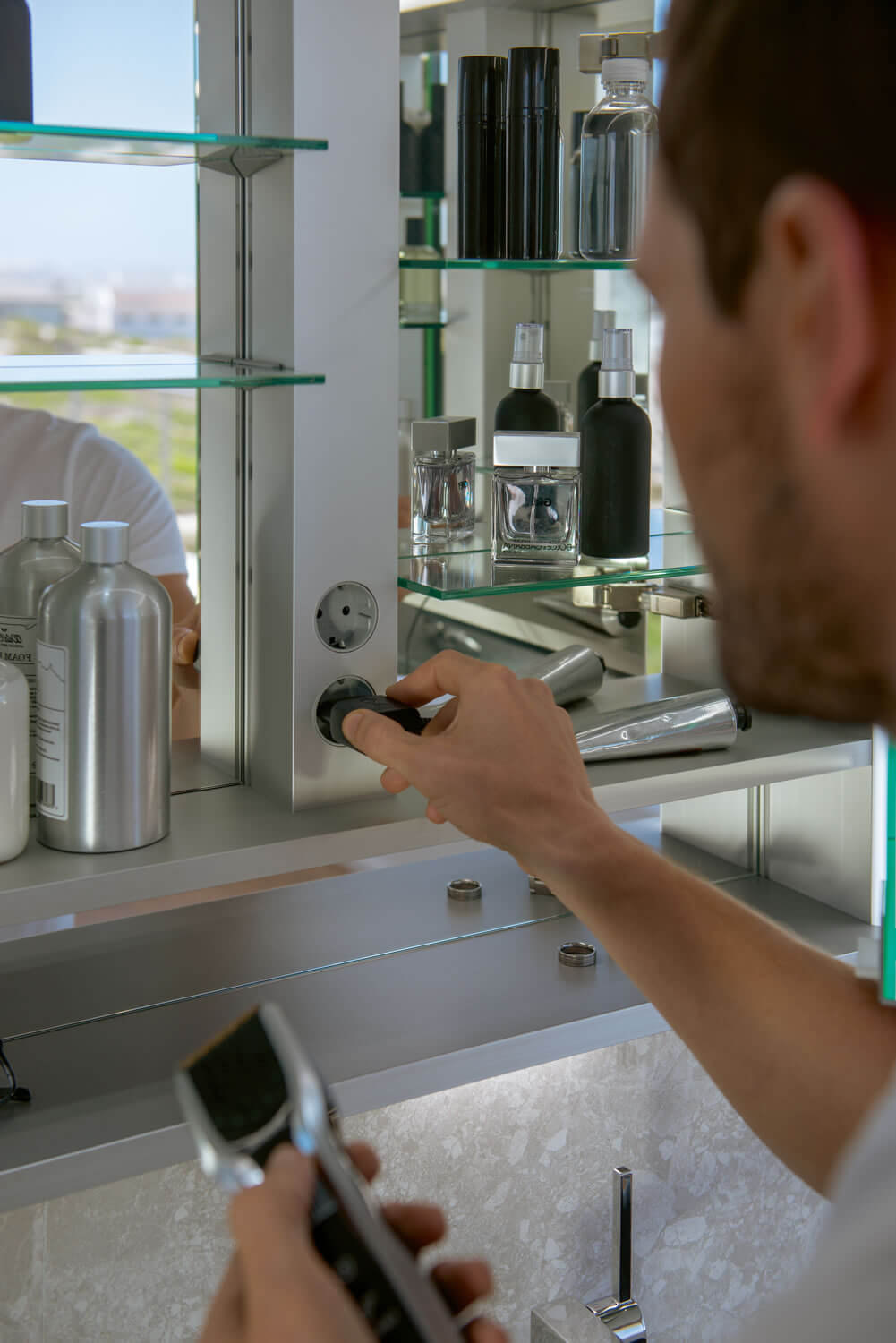 Keuco Royal Lumos 2-Door Smart LED Mirrored Bathroom Cabinet - 12 Variations