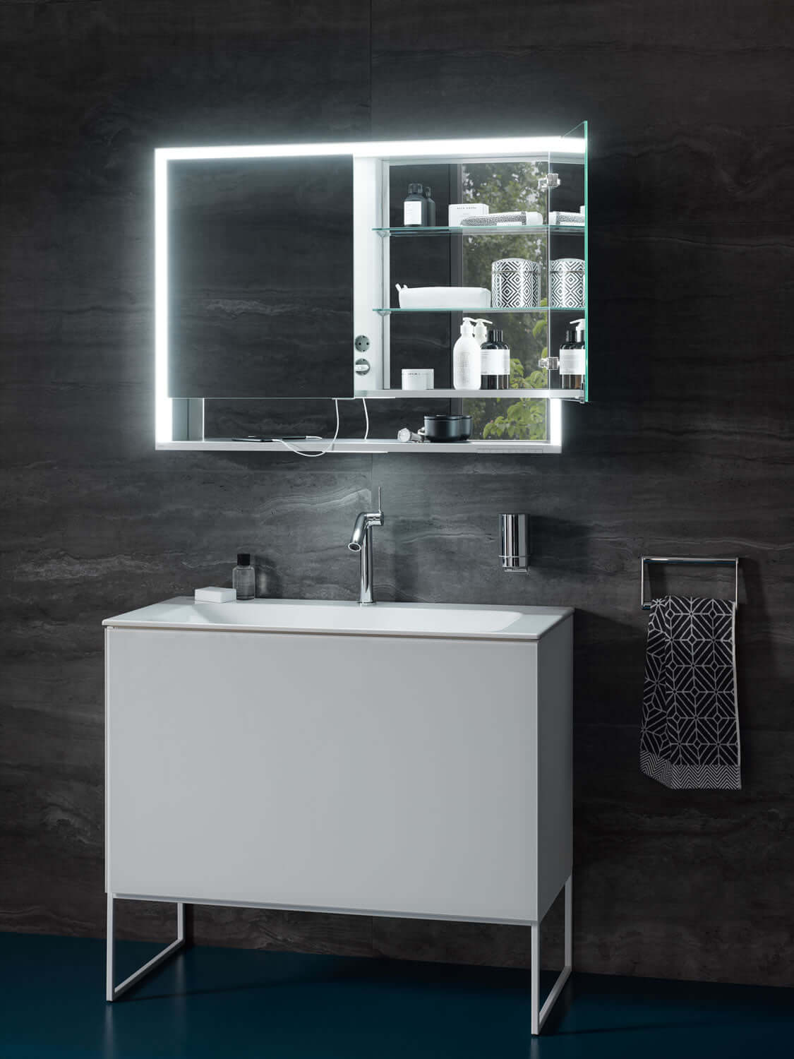 Keuco Royal Lumos 2-Door Smart LED Mirrored Bathroom Cabinet - 12 Variations