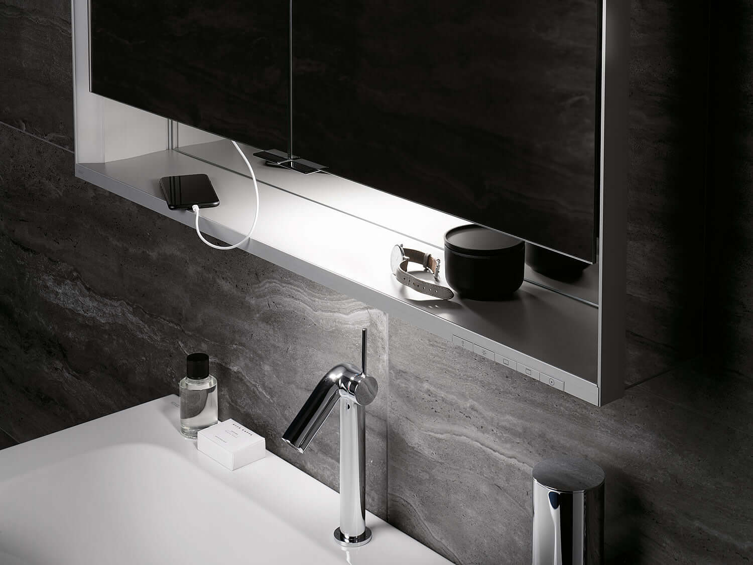 Keuco Royal Lumos 2-Door Smart LED Mirrored Bathroom Cabinet - 12 Variations