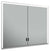 Keuco Royal Lumos 2-Door Smart LED Mirrored Bathroom Cabinet