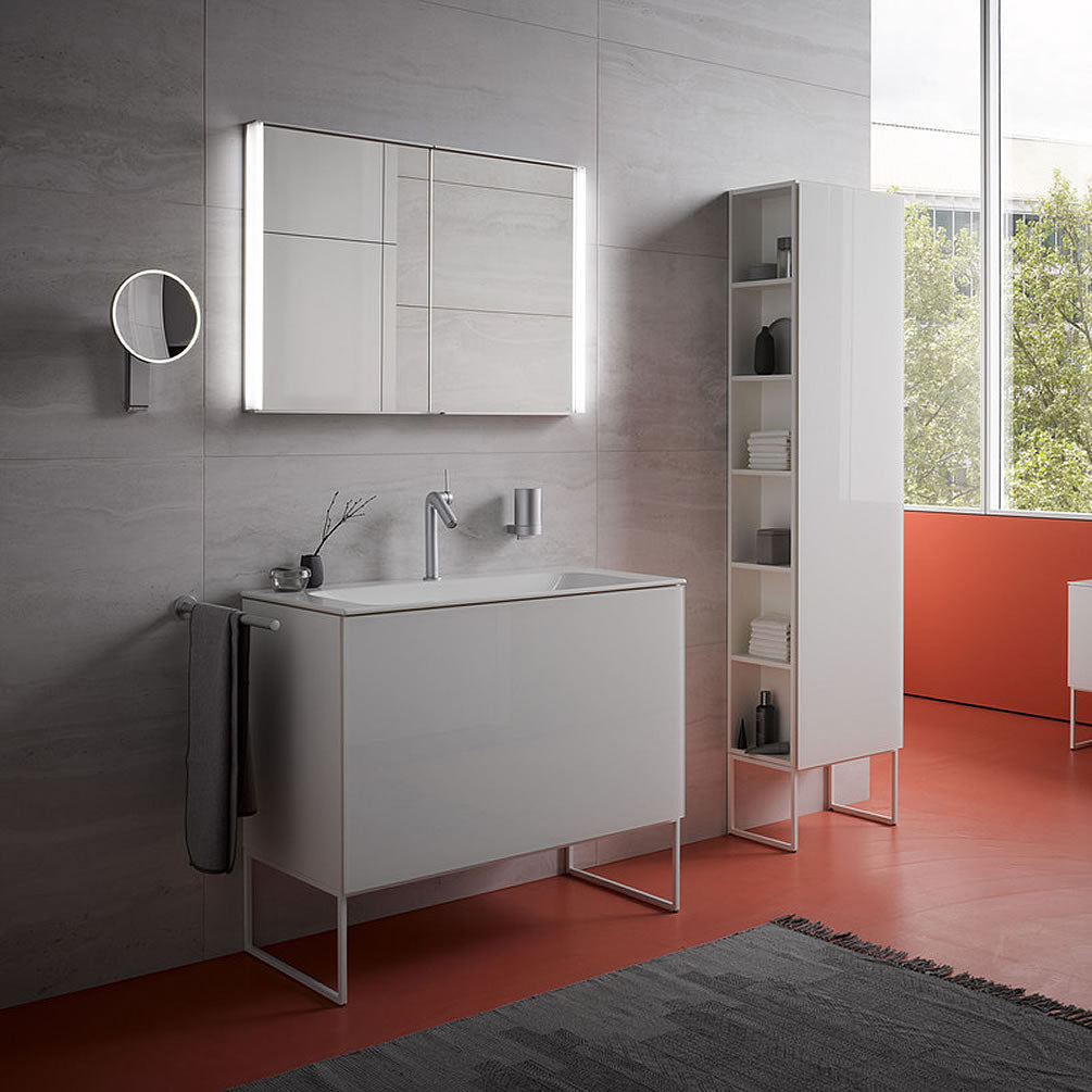 Keuco Royal Match Mirrored LED Bathroom Cabinet, Flex Storage