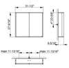 Keuco Royal Match Mirrored LED Bathroom Cabinet, Flex Storage