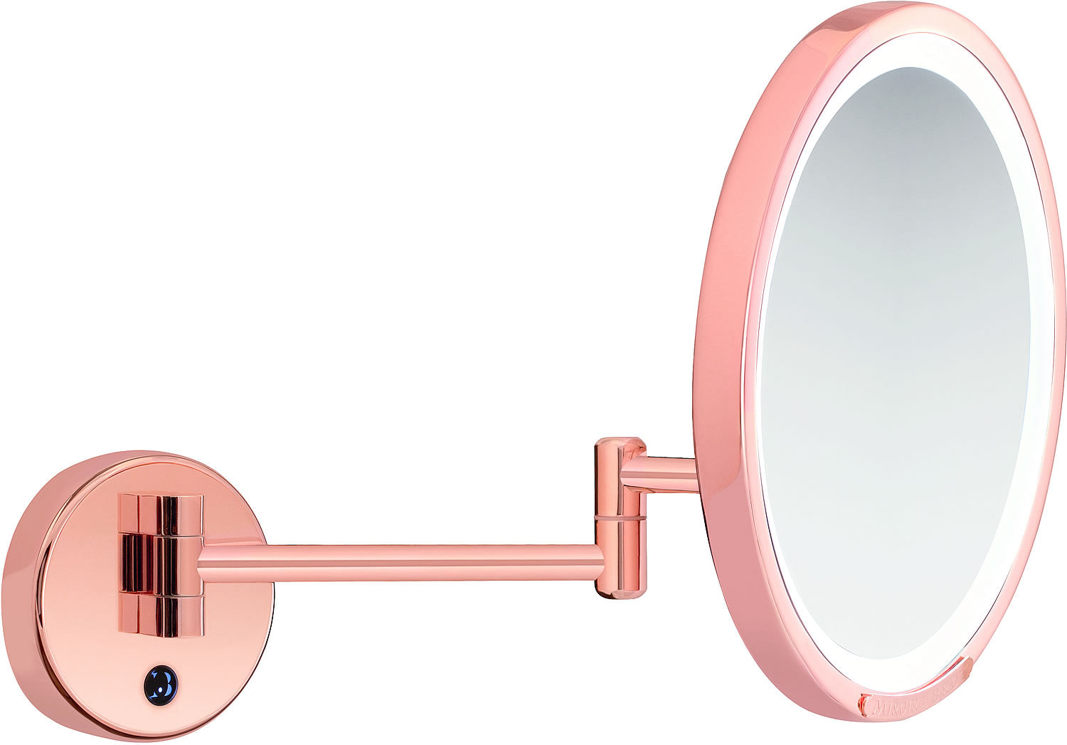The Intporel Hardwired, shown here in Polished Copper (A3), extends out to 13.8&quot;.