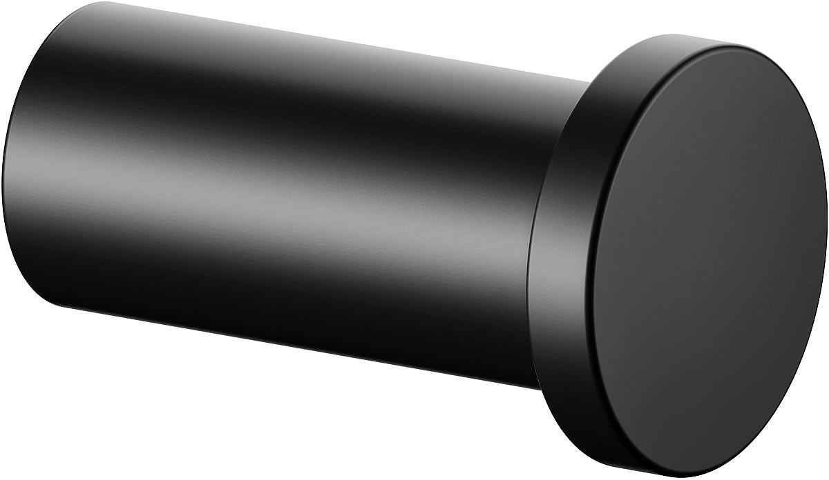 Black Collection Towel Hooks in 3 Configurations - Keuco - Perfect Makeup Mirrors