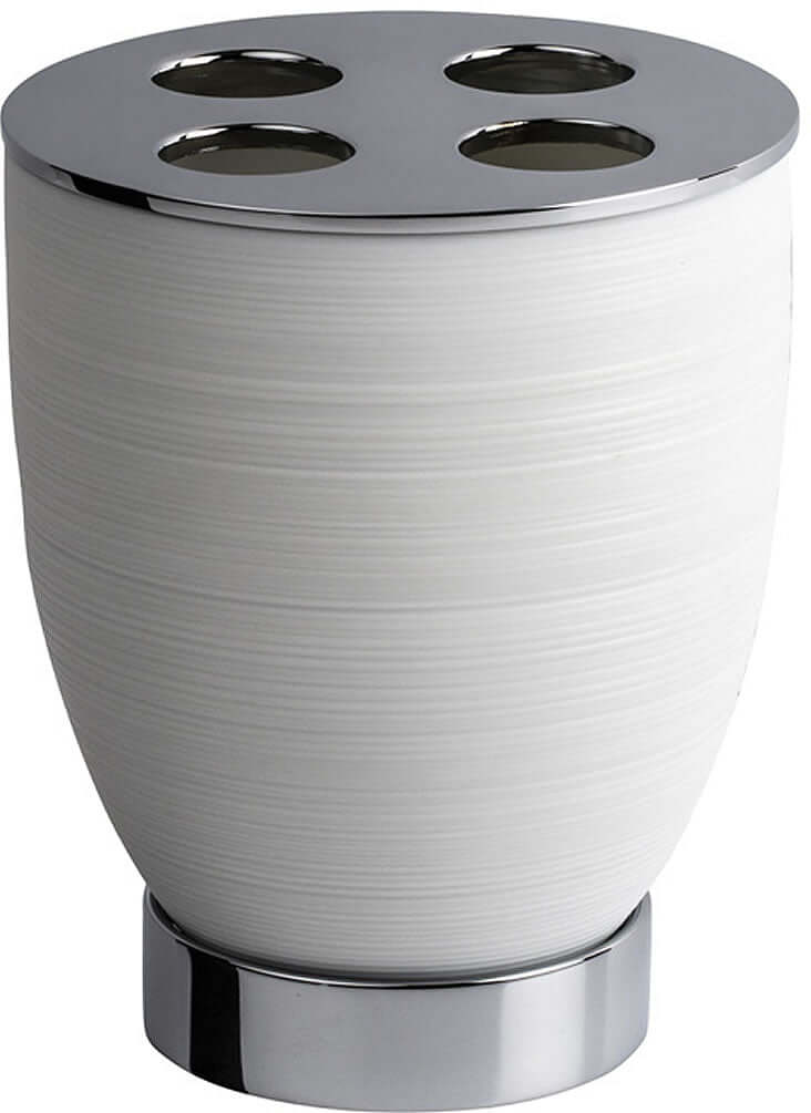 Serdaneli Hemisphere Limoges Porcelain Toothbrush Holder