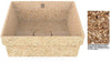Woodio Cube40 Drop-in Drop-In Wood Sink - 10 Colors