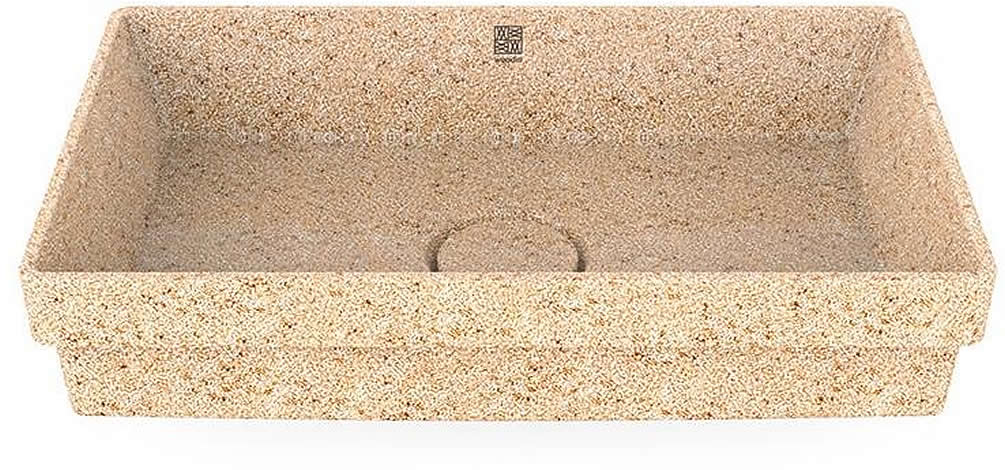 Woodio Cube60 Drop-In Bathroom Sink - 10 Colors
