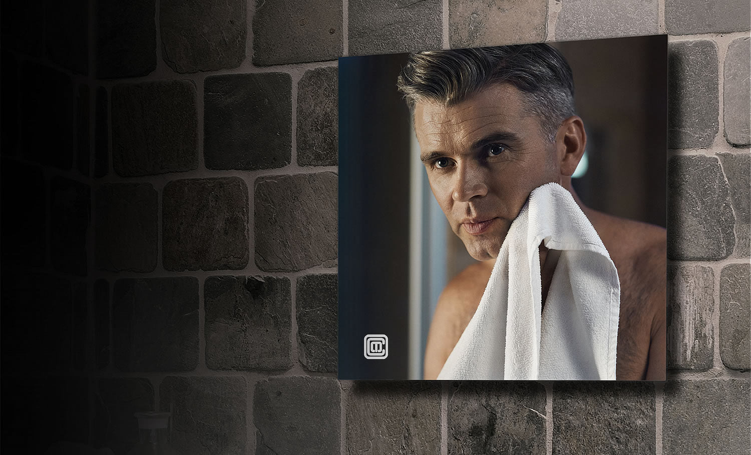 ClearMirror Clarity Shower Mirror Installs Easily - Li Ion Battery Powered, Fog-Free