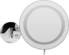 Alfi Brand 5x LED Hardwired Frameless Makeup Mirror, 2 Finishes
