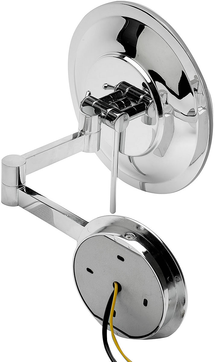 Rear - showing mounting arrangement - Polished Chrome