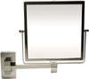 Alfi Brand 5x/1x Square Magnifying Makeup Mirror - 2 Finishes