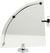 Alfi brand Glass Corner Shower Shelf - Polished Chrome