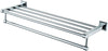 Alfi Brand 24" Heavy Chrome Plated Brass Towel Bar and Shelf