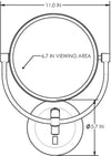 945 series double-sided front-face dimensions.