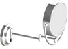 Polished Chrome - Our #1 Best-Selling mirror.This is larger than expected, almost 15&quot; top to bottom.So measure before you buy.