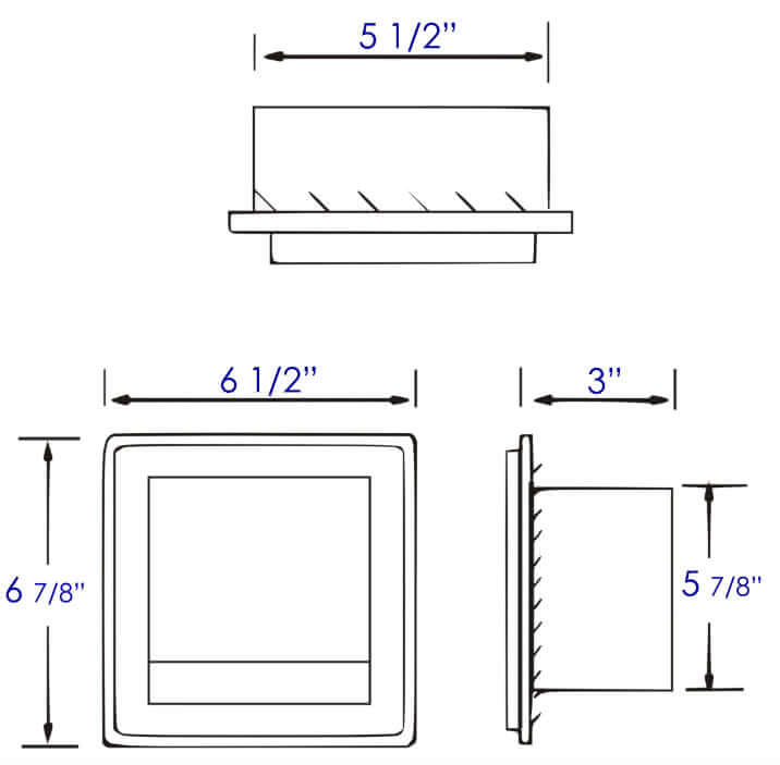 Recessed Stainless Steel Toilet Paper Roll Holder - Polished Stainles Steel - Alfi Brand