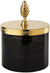 Large Q-Tip Jar, Pinecone handle