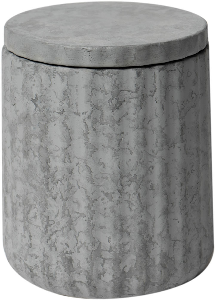 ALFI brand ABCO1001 5-Piece Solid Concrete Gray Matte Bathroom Accessory Set
