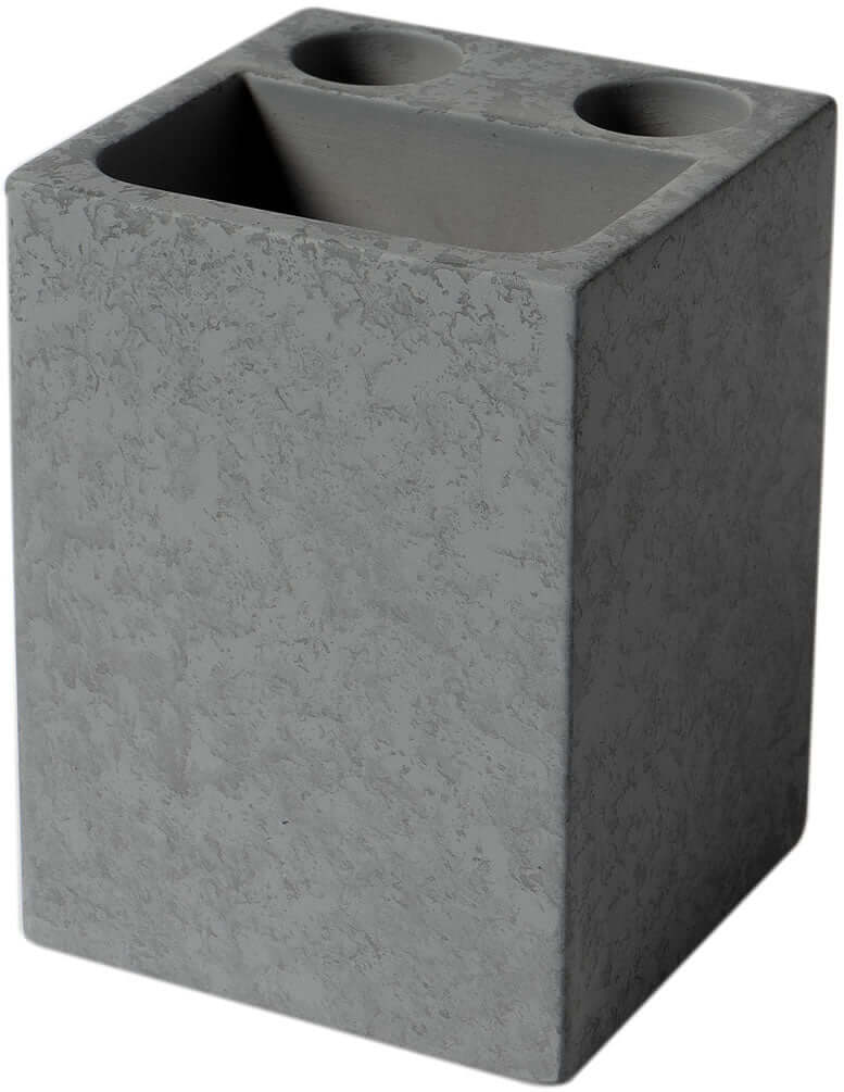 ABCO1019 4-Piece Solid Concrete Gray Matte Bathroom Accessory Set - Alfi brand