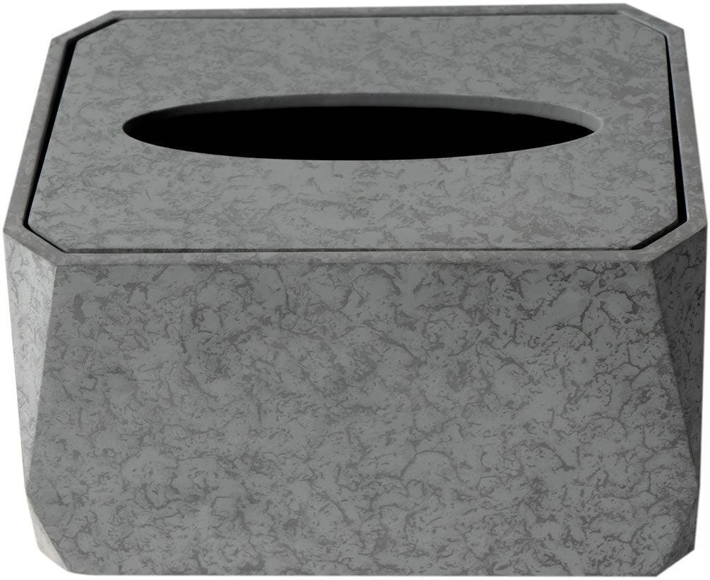 ALFI brand ABCO1023 7-Piece Solid Concrete Gray Matte Bathroom Accessory Set