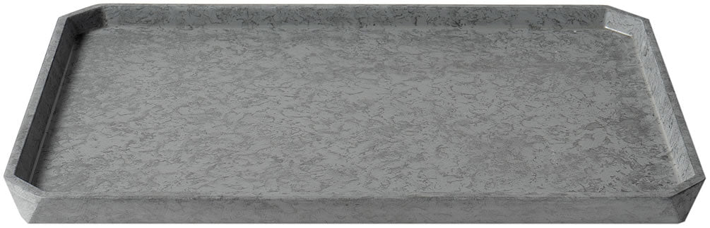 ALFI brand ABCO1023 7-Piece Solid Concrete Gray Matte Bathroom Accessory Set
