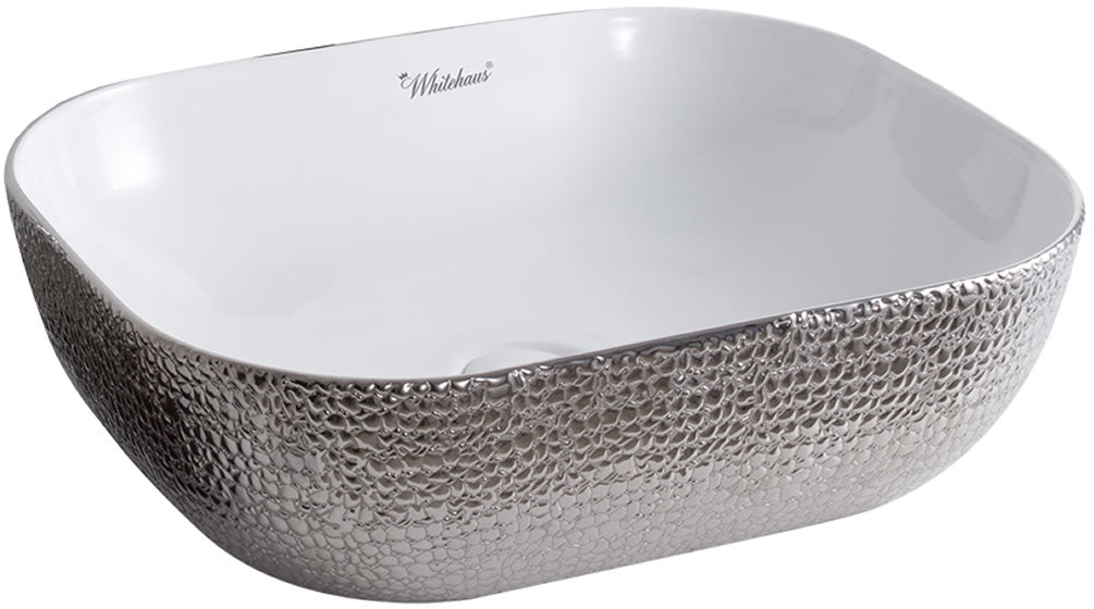 White/Silver Embossed