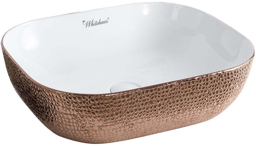 White/Copper Embossed