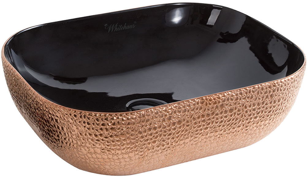Black/Copper Embossed