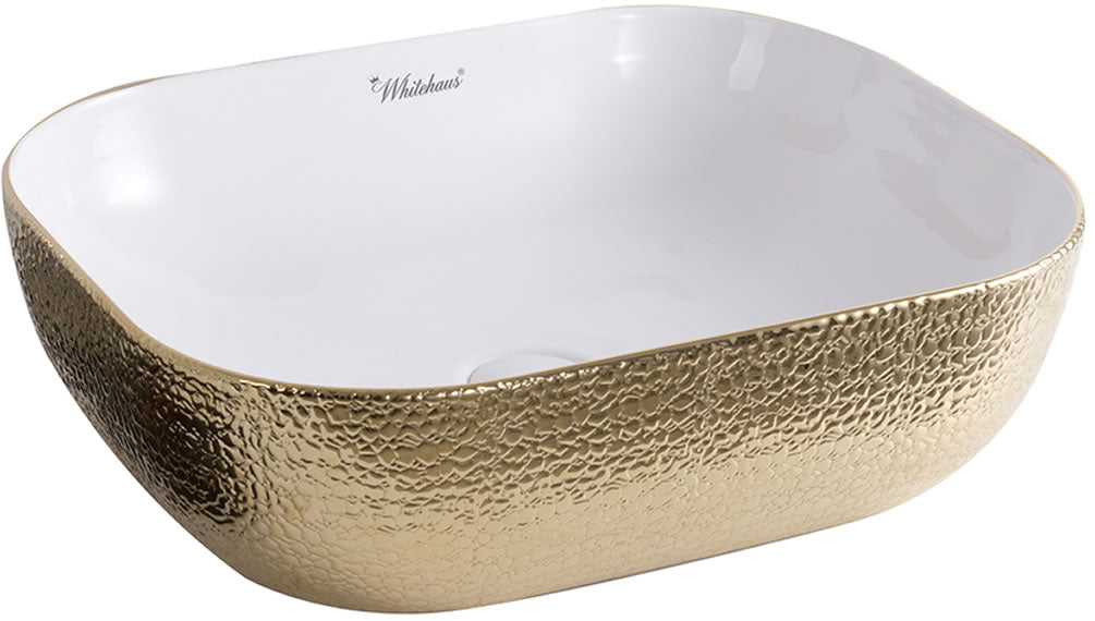 White/Gold Embossed