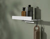 Keuco Reva Shower Shelf with or without Squeegee, 2 Fnishes