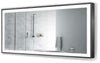 Soho LED Mirror 60" x 30" High, Matte Black