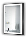 Soho LED Mirror 24" x 36" High, Matte Black