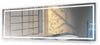 8 Foot Wide EXL LED Bathroom Mirror (96" x 36")