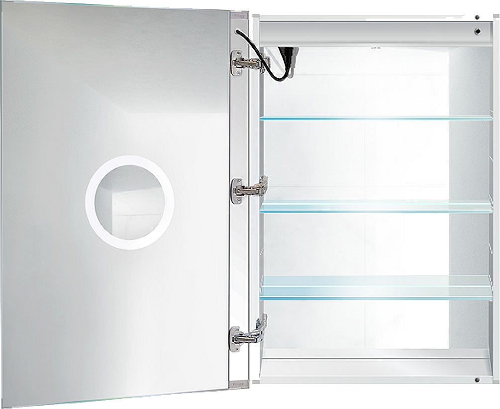 Svange 24" LED Medicine Cabinet – Krugg Reflections - Perfect Makeup Mirrors