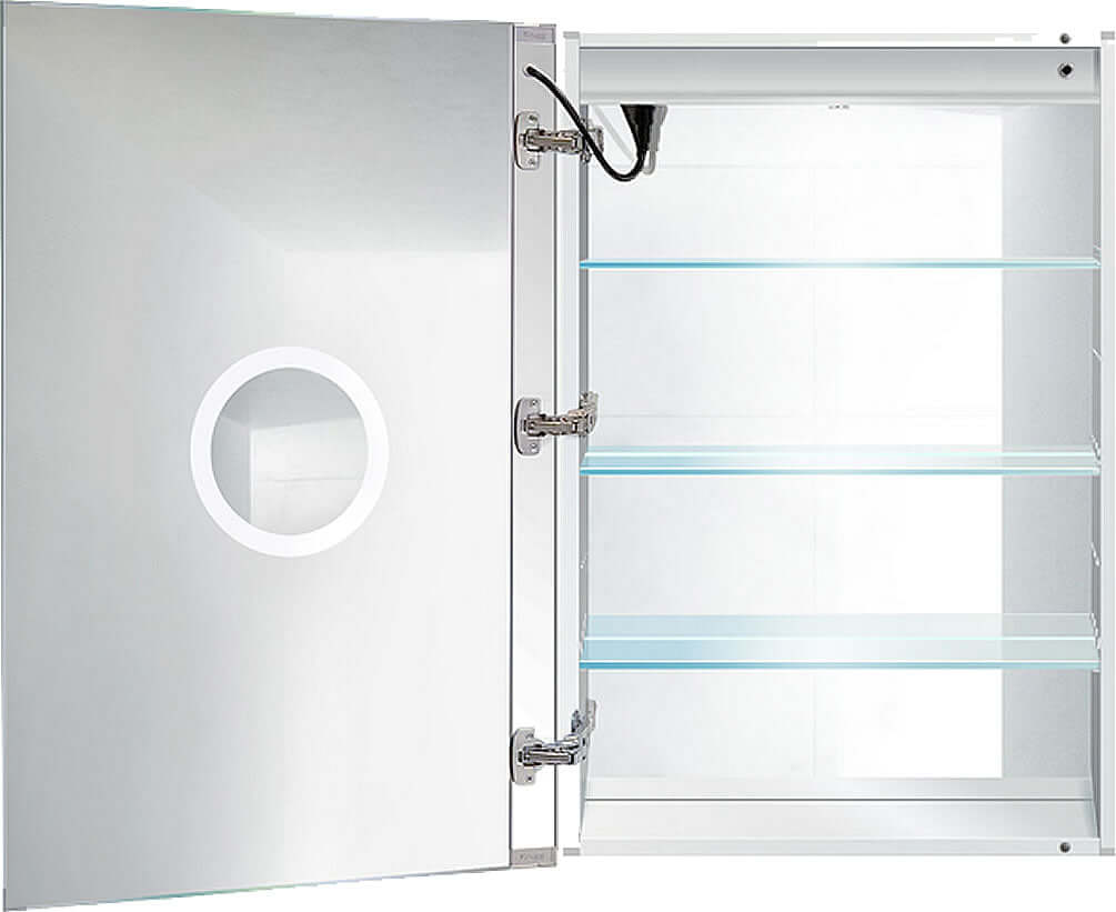 SVANGE 24" x 30" High, Left Hinged - 3 shelves