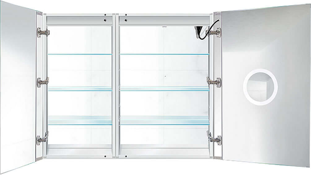 SVANGE 42" x 36" High - Right Door Lighted, Hinged Left and Right