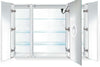 48" x 36" High Dors Hinged Left, Right, Right.3 Shelves in all sections