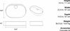 Konkretus Custom Made DAL 02 Concrete Modified Oval Above-Mount Sink in 13 Colors