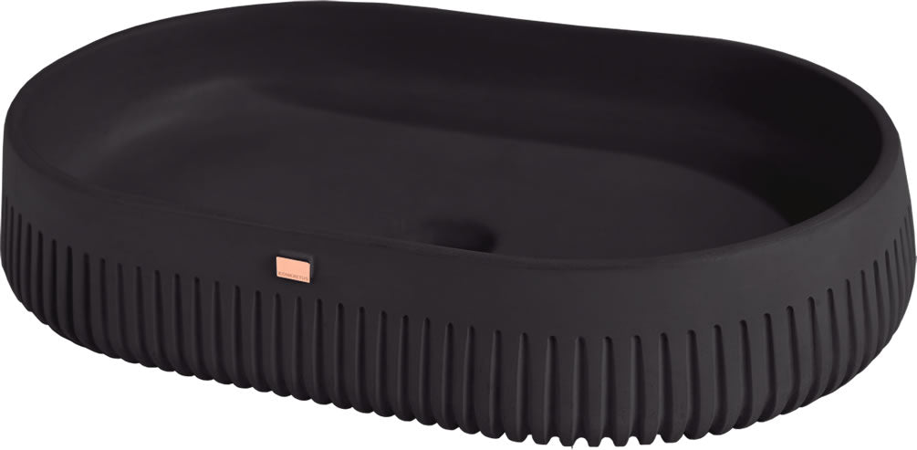 PAPUA 02 Oval Concrete Sink – 15 Colors - Konkretus - Perfect Makeup Mirrors