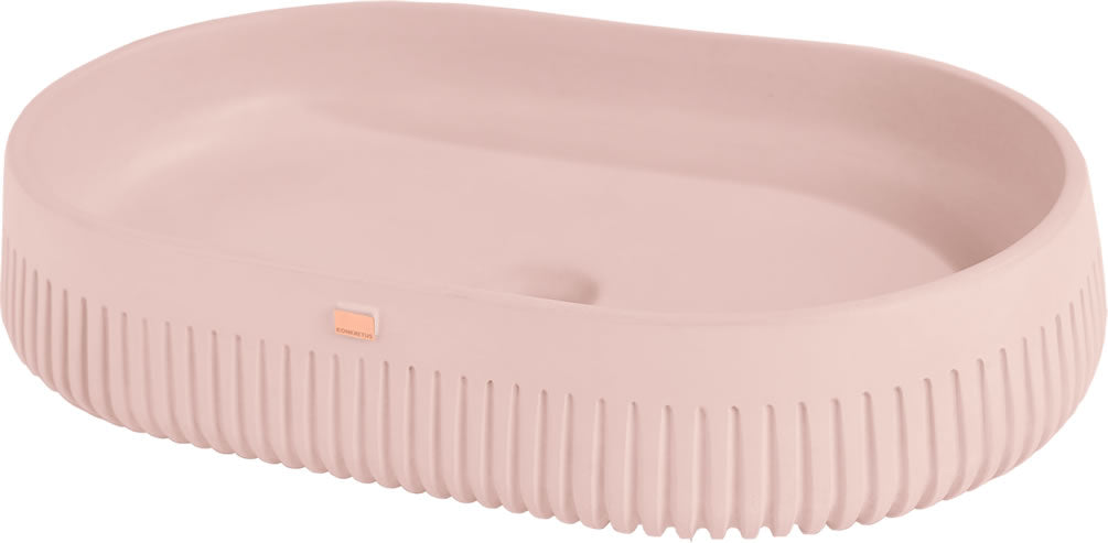 PAPUA 02 Oval Concrete Sink – 15 Colors - Konkretus - Perfect Makeup Mirrors