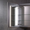 Alfi brand 24" x 32" Single Door Bluetooth LED Medicine Cabinet