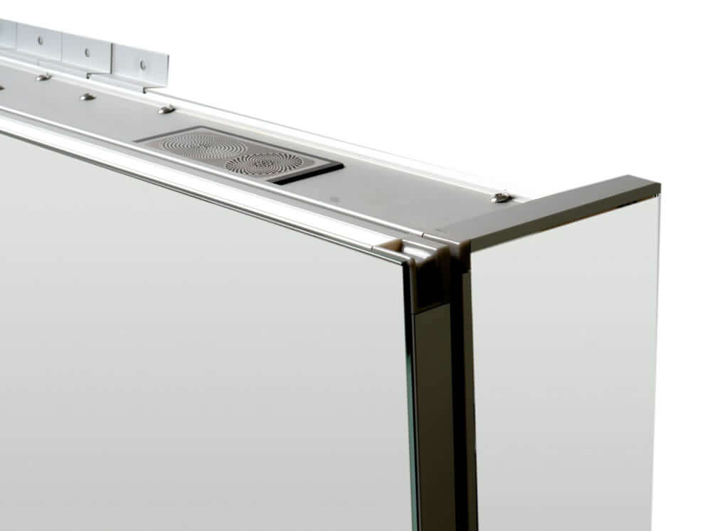 42" X 28" Triple Door LED and Bluetooth Medicine Cabinet - ALFI brand